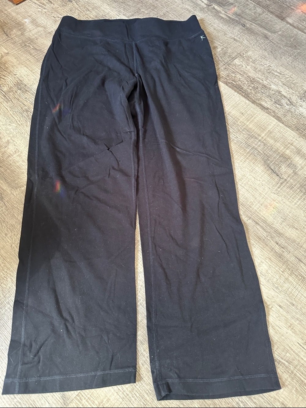 Black Wide-Leg Yoga Pants Danskin plus size 1X